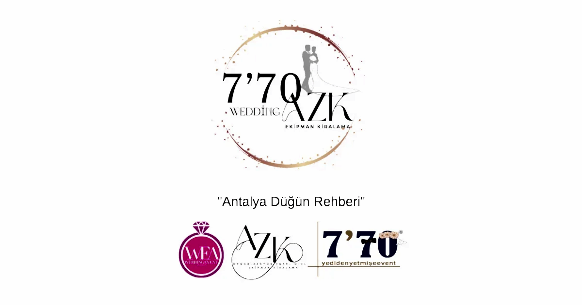 Anasayfa 5 Antalya düğün organizasyonu rehberi ve 7den70 kurumsal logosu